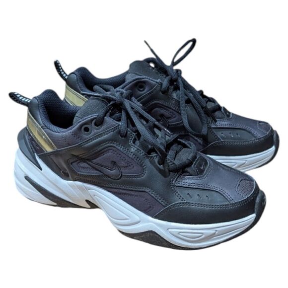 Nike M2K Tekno BQ3378-002 Women's 7.5 Black Oil Grey White Sneakers - Picture 3 of 10